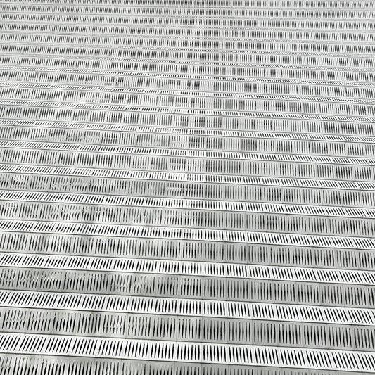 black and white striped textile