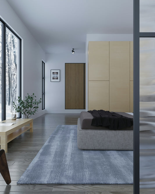 a room with a bed and a couch