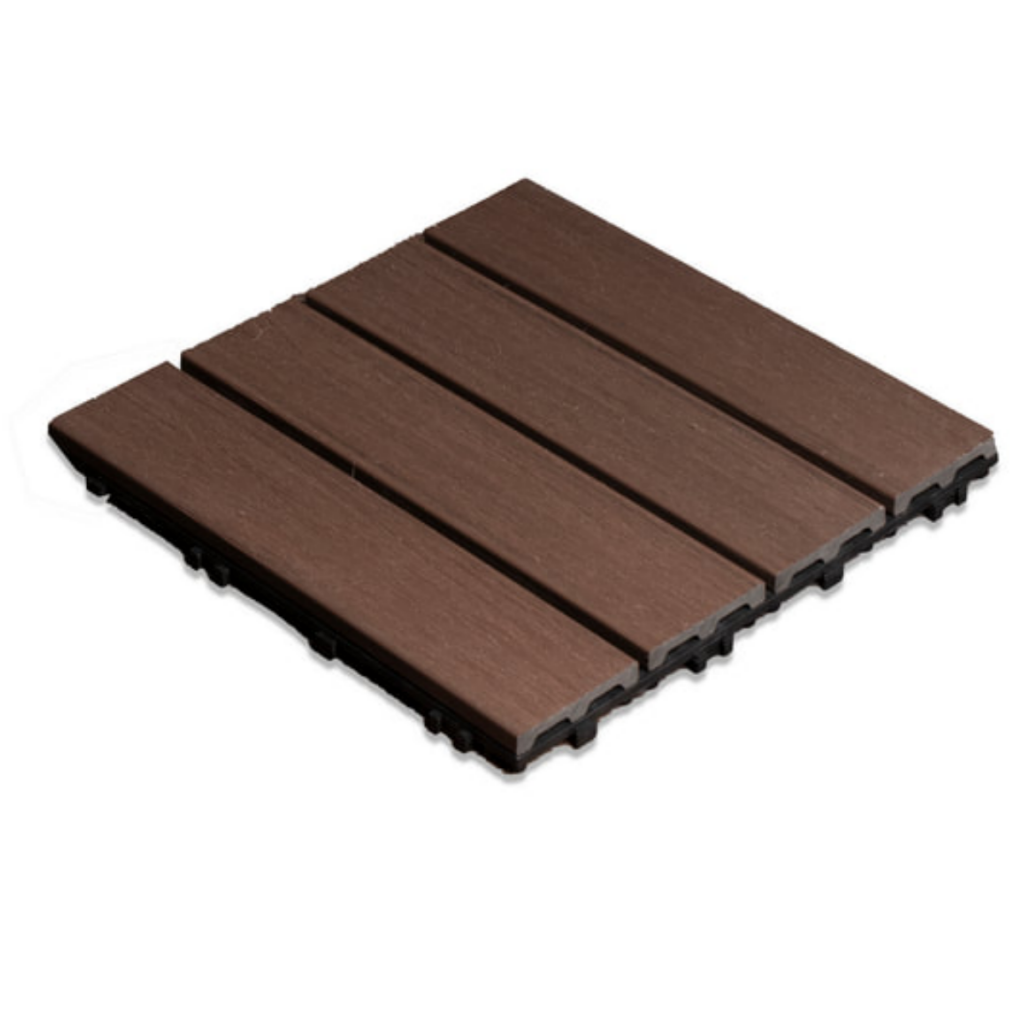 Panel Decorativo Modular Wpc 30x30 Caja 11 Pzs | Uso Exterior