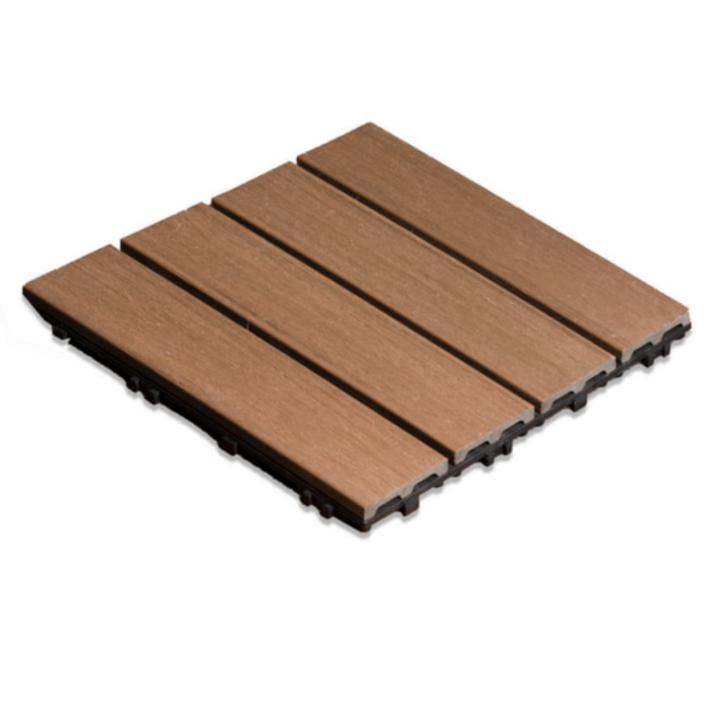 Panel Decorativo Modular Wpc 30x30 Caja 11 Pzs | Uso Exterior