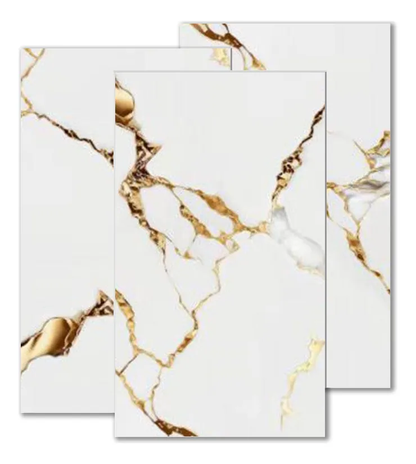 Placa Pvc Tipo Mármol 80x122 Cm 3 Pzas para Muro | Calidad Tekno