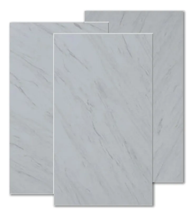 Placa Pvc Tipo Mármol 80x122 Cm Para Muro 3 Pzas + Adhesivo